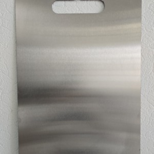 34*24 cm Paslanmaz Çelik Et Kesme Tahtası 1,5 mm